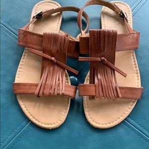 Brown sandals